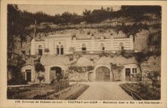 VINTAGE POSTCARD Surroundings Of Castle Of the Vouvray Dormouse On Dormouse Dwelling in the rock Charmettes