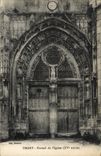 CPA Thury Portail De l'Eglise