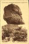 VINTAGE POSTCARD Illustrated Auvergne Rochefort Mountain the Shaking Rock