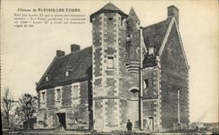 CPA Chateau De Plessis Les Tours 