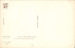 VINTAGE POSTCARD Gaston Anglade Pinxit Morning Fogs