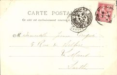 Iglesia de Nancy de la POSTAL de la VENDIMIA de Cordeliers Inteerieur de la cámara acorazada redonda