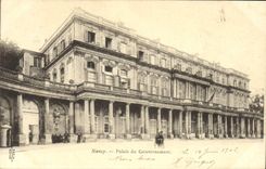 CPA Nancy Palais Du Gouvernement Velo 