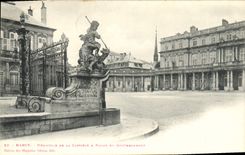 CPA Nancy Hemicycle De La Carriere & Palais Du Gouvernement