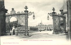 CPA Nancy Place Stanislas Grilles Jean Lamour