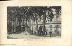 VINTAGE POSTCARD Montauban Law courts