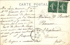 VINTAGE POSTCARD Montauban Law courts