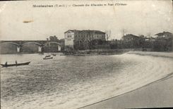 VINTAGE POSTCARD Montauban Fitted Of Albaredes And Pont of Orleans