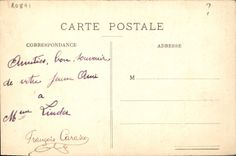 VINTAGE POSTCARD Buisseville Villas