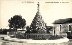 CPA Le Pin Bouchain Monument Et Chapelle Du Sacre Coeur