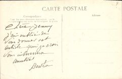 VINTAGE POSTCARD Sainte Perine Floods 1910 Building industries Seen Of the Park