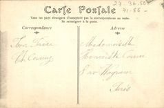 POSTAL Spoir de la VENDIMIA el castillo