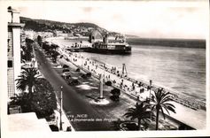 CPA Nice La Promenade Des Anglais
