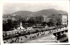 CPA Nice Le Jardin Albert Vue Prise Du Palais De La Jetee