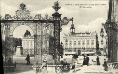 CPA Nancy Place Stanislas Grilles Jean Lamour