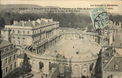 CPA Nancy L'Hemicycle De La Carriere La Pepiniere Et Le Palais Du gouvernement