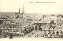 CPA Nancy Vue Generale Prise De l'Hotel De Ville