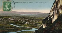 VINTAGE POSTCARD Annemasse Seen Of Saleve the Geneva ARce And Lake