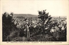 POSTAL Trouville de la VENDIMIA que la reina de las playas ve