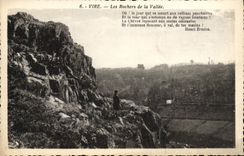 VINTAGE POSTCARD Transfers the Rocks Of the Valley