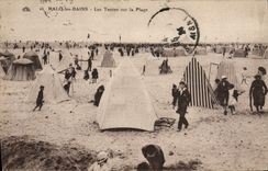 CPA Malo Les Bains Les Tentes Sur La Plage