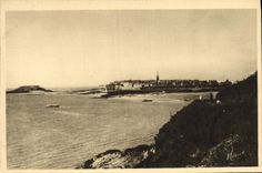 VINTAGE POSTCARD Emerald Dimension St Malo View