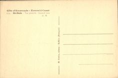 Opinión esmeralda del St Malo de la dimensión de la POSTAL de la VENDIMIA