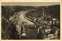 VINTAGE POSTCARD Edges Of Rancid Dinan View