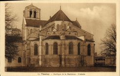 VINTAGE POSTCARD Vezelay Basilica Of the Madeleine the Apse
