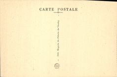 VINTAGE POSTCARD Vezelay Basilica Of the Southern Madeleine Collateral