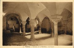 CPA Vezelay Basilique De La Madeleine La Crypte