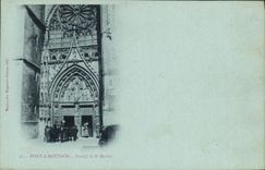 VINTAGE POSTCARD Pont has Monsoon Gate Of St Martin