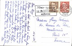 VINTAGE POSTCARD Visby Sta Maria Gra Apoteket has St Lars