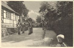 VINTAGE POSTCARD Groosten Vagtaflosning Militaria Soldiers