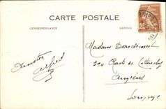 POSTAL Le Havre de la VENDIMIA la bolsa de acción y el nuevo jardín