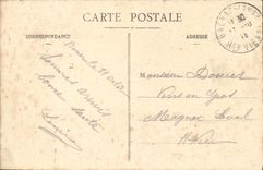 VINTAGE POSTCARD Rouen Fountain Sainte Marie Bull