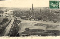 CPA Rouen Panorama Pris de Sainte Catherine