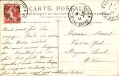 VINTAGE POSTCARD Rouen Places of I' Town hall