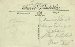 VINTAGE POSTCARD Treport Piers View