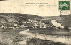 VINTAGE POSTCARD Surroundings of Toul View of Sexey to the Forging mills and Maron