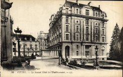 VINTAGE POSTCARD Vittel the New Hotel of the establishment