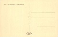 CPA Gerardmer Une Vue Generale