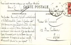 VINTAGE POSTCARD Houlgate the Mouth the Divine ones