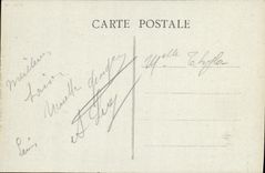 VINTAGE POSTCARD Caen Church St Jean Tours the Grocer with the tower which pecnhe