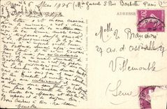 Torre vieja de los fortalecimientos de Lisieux de la POSTAL de la VENDIMIA del décimosexto bulevar Sainte Anne