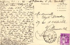 Casa de Lisieux de la POSTAL de la VENDIMIA del décimosexto lugar Victor Hugo