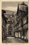 CPA Lisieux Vieilles Maisons Rue de la paix