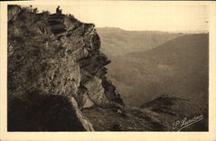 CPA Les Roches d'Oetre et la vallee de la Rouvre 