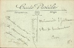 POSTAL Trouville de la VENDIMIA la playa y la calle de apuestas