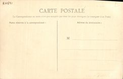 VINTAGE POSTCARD Castle of Mazenc has Mr. Loubet President of the Republic